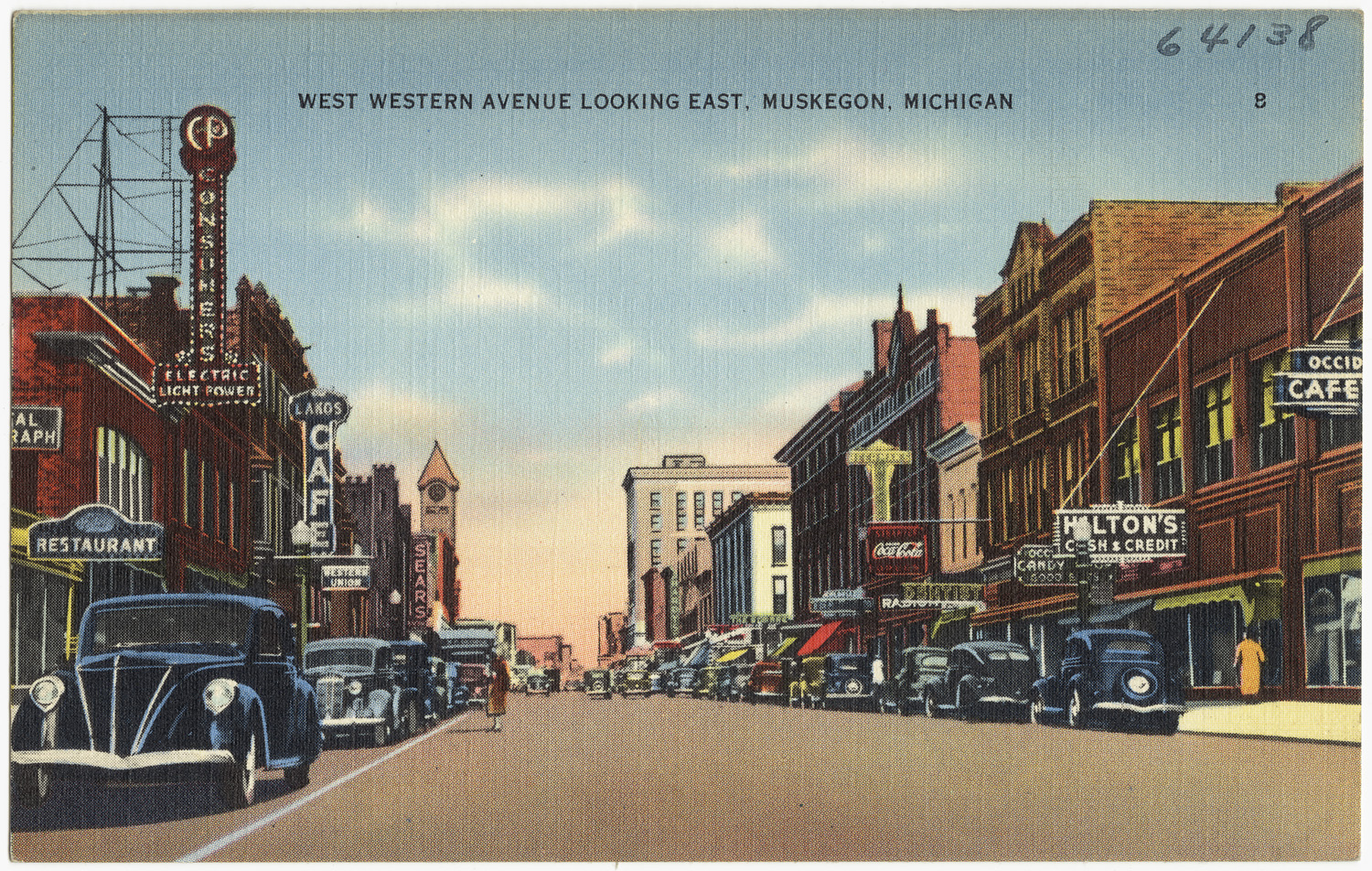 Picutre of historical western ave in Muskegon MI