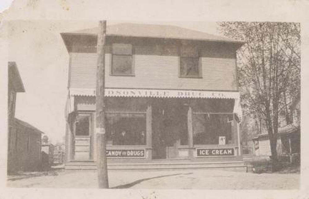 Image of historical Hudsonville Michigan