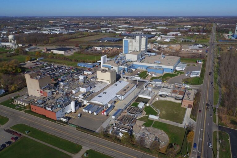 Photo of industrial plant in Zeeland Michigan