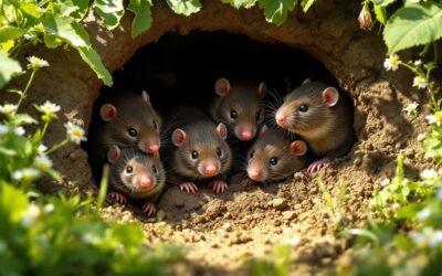 How Many Moles Live Together?